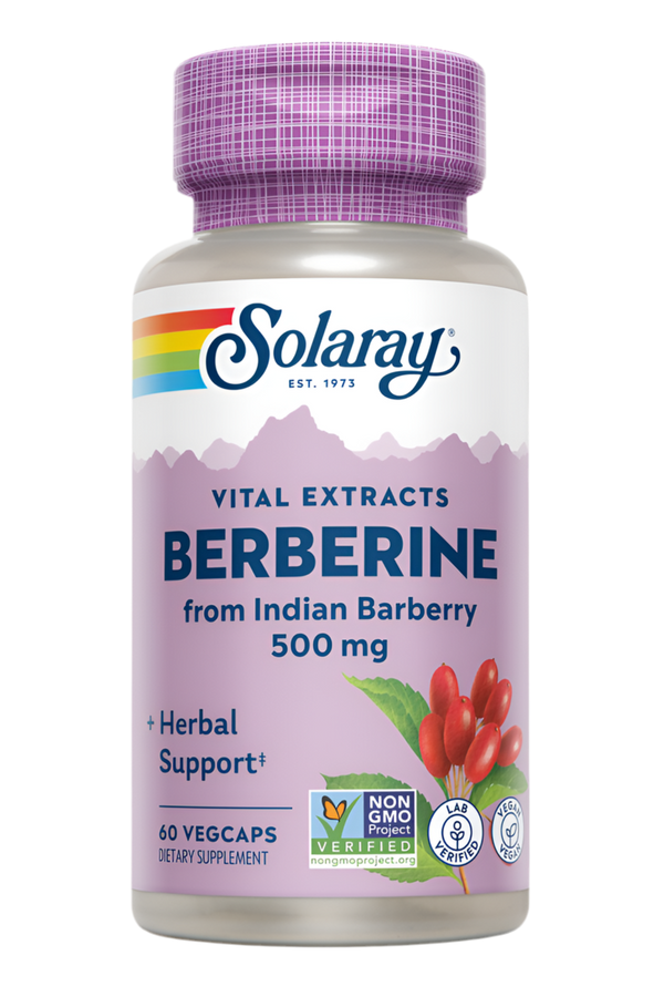 Berberine - Solaray -  60 vegcaps - 500 mg