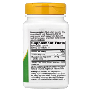 Complejo de Magnesio- 100 cap- Nature’s Way