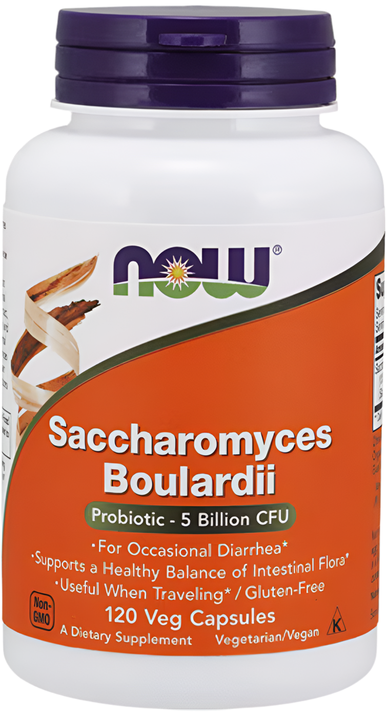 Saccharomyces Boulardii- Now- 120 caps