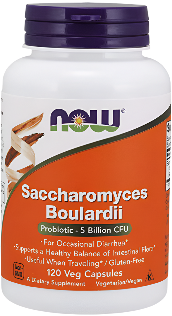 Saccharomyces Boulardii- Now- 120 caps