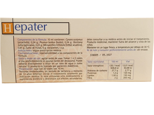 Hepater - Tegor - 20 ampollas