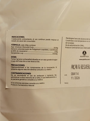 Acai & Reveratrol - D´natura - 100mg