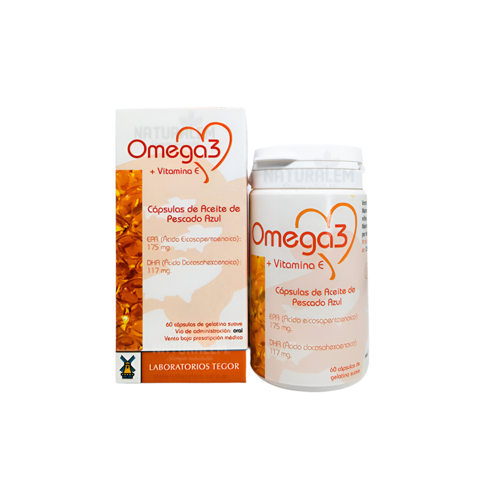 omega 3 + Vitamina E - Tegor - 60 capsules