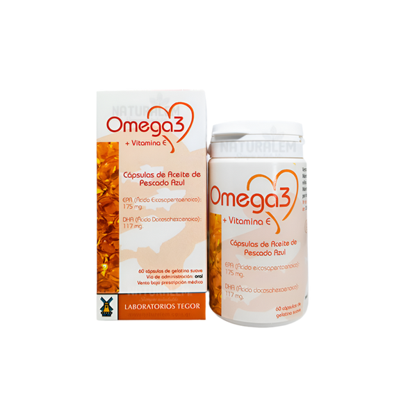 omega 3 + Vitamina E - Tegor - 60 capsules