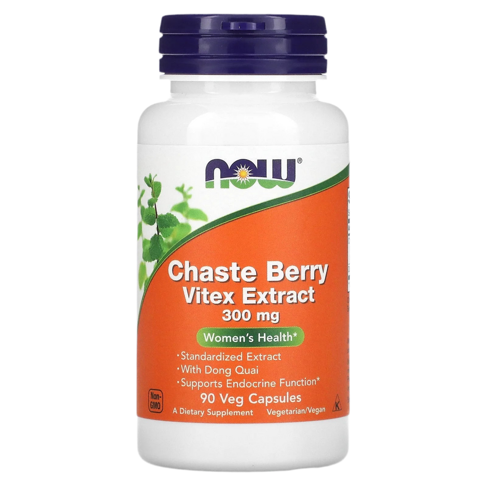 Chaste Berry Vitex Extract- Now- 90 capsulas