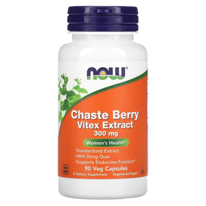 Chaste Berry Vitex Extract- Now- 90 capsulas