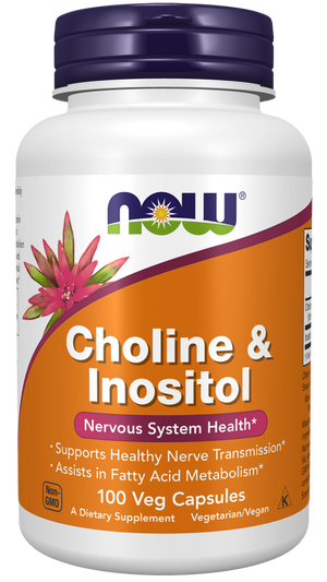 Choline & Inositol- Now- 100 capsules