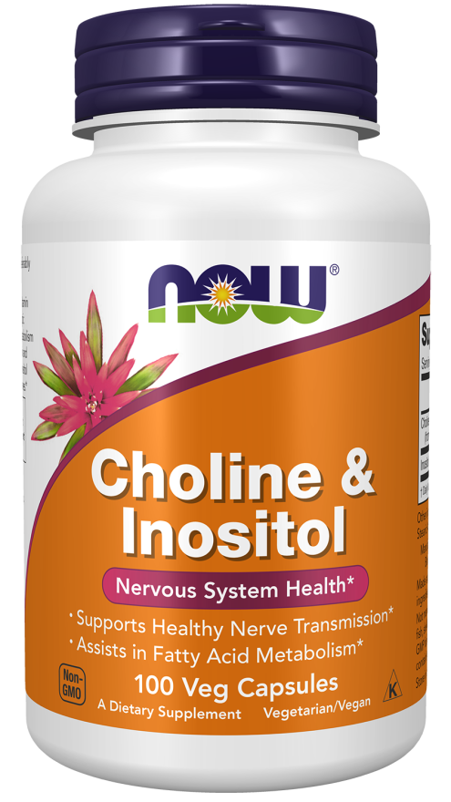 Choline & Inositol- Now- 100 capsules