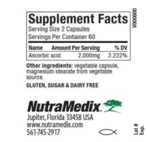 Vitamina C- 120 cap- NutraMedix
