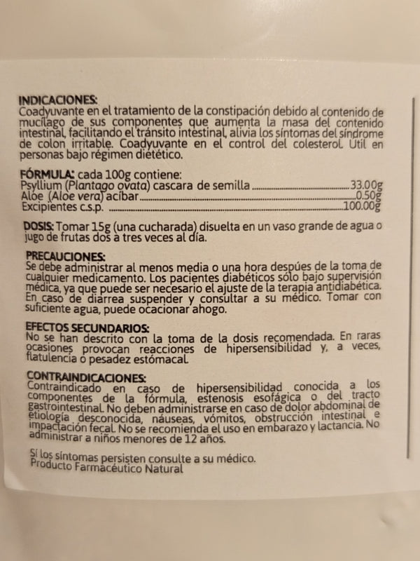 Psyllium & Aloe- D´natura - 100 gr
